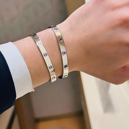 [⭐Glow] 2026 RAINBOW LOVE BRACELET 6.1MM  10 DIAMONDS