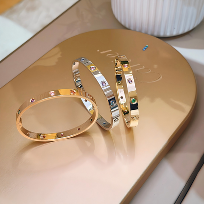[⭐Glow] 2026 RAINBOW LOVE BRACELET 6.1MM  10 DIAMONDS