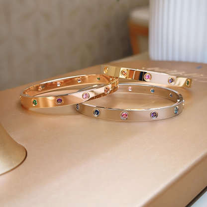 [⭐Glow] 2026 RAINBOW LOVE BRACELET 6.1MM  10 DIAMONDS