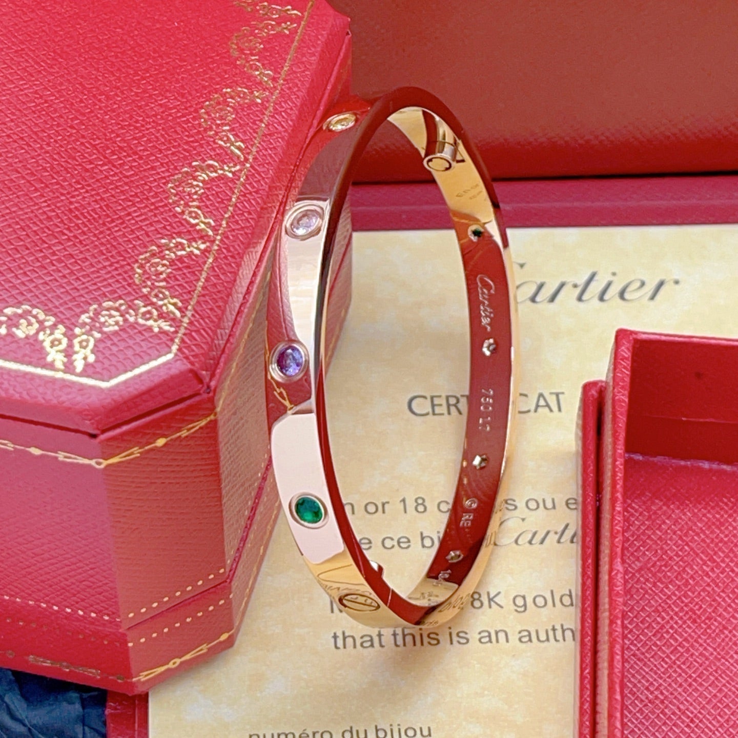 [⭐Glow] 2026 RAINBOW LOVE BRACELET 6.1MM  10 DIAMONDS