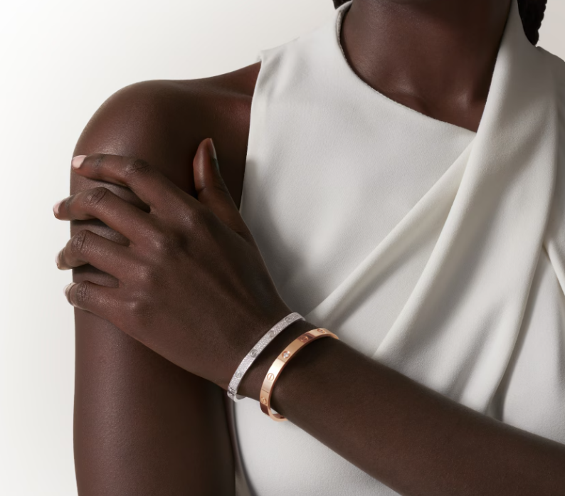 [⭐Glow]NEW-LOVE-4.8MM-Width Diamond-Studded Bracelet