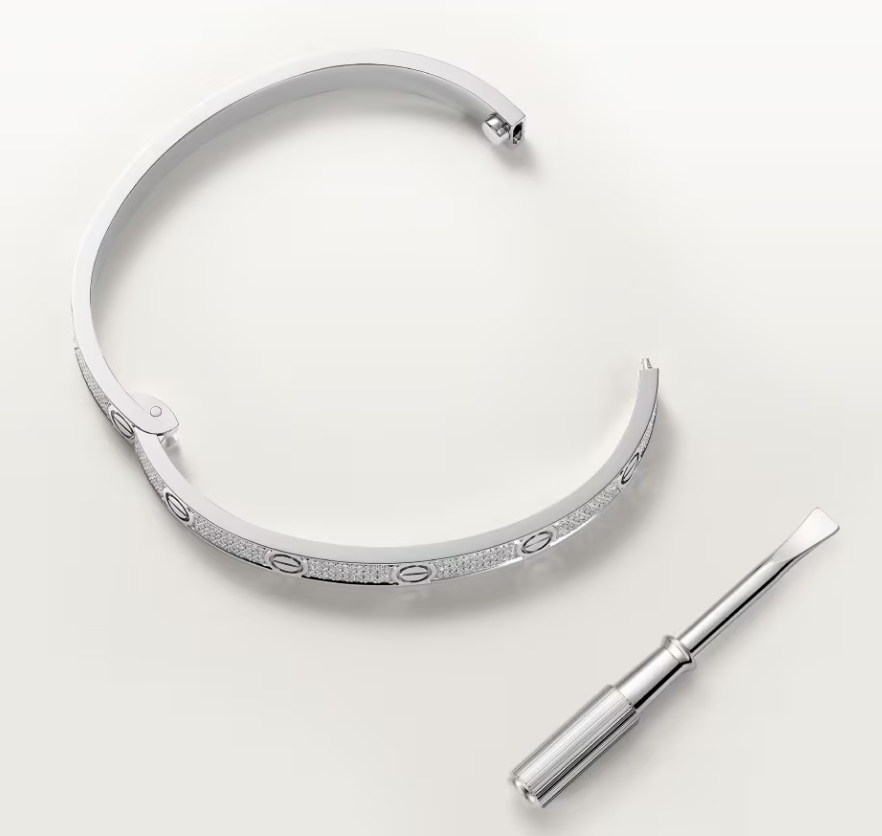 [⭐Glow]NEW-LOVE-4.8MM-Width Diamond-Studded Bracelet