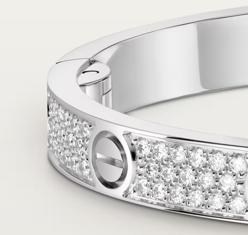 [⭐Glow]NEW-LOVE-4.8MM-Width Diamond-Studded Bracelet