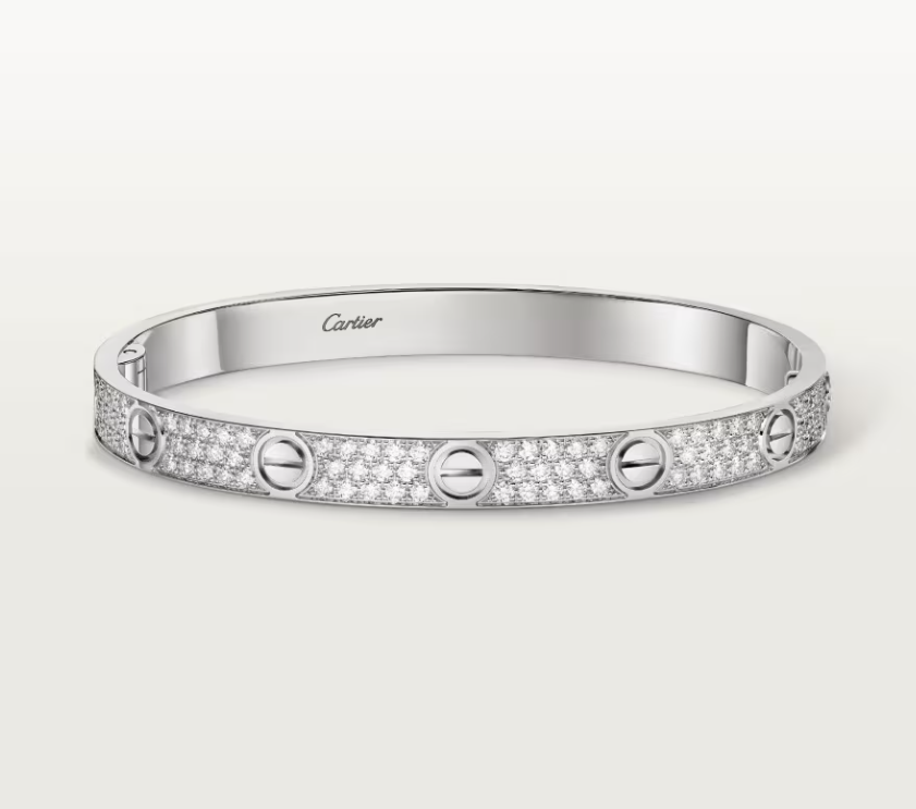 [⭐Glow]NEW-LOVE-6.1MM-Width Diamond-Studded Bracelet