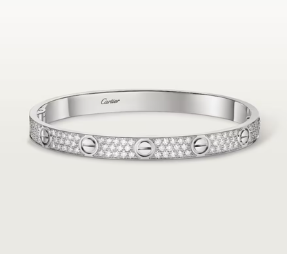 [⭐Glow]NEW-LOVE-6.1MM-Width Diamond-Studded Bracelet