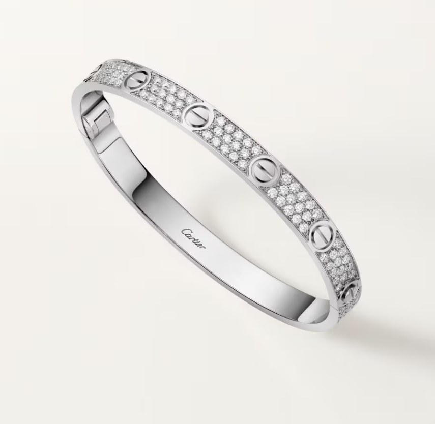 [⭐Glow]NEW-LOVE-6.1MM-Width Diamond-Studded Bracelet