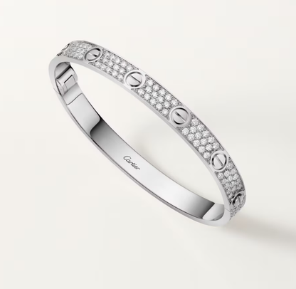 [⭐Glow]NEW-LOVE-6.1MM-Width Diamond-Studded Bracelet