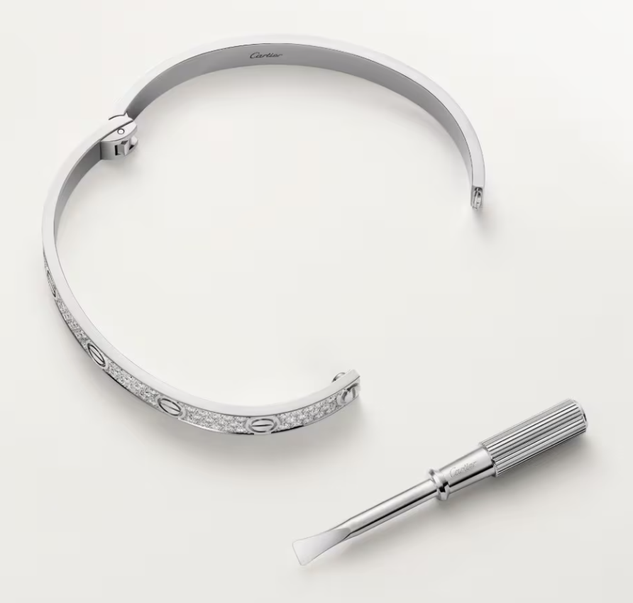 [⭐Glow]NEW-LOVE-6.1MM-Width Diamond-Studded Bracelet
