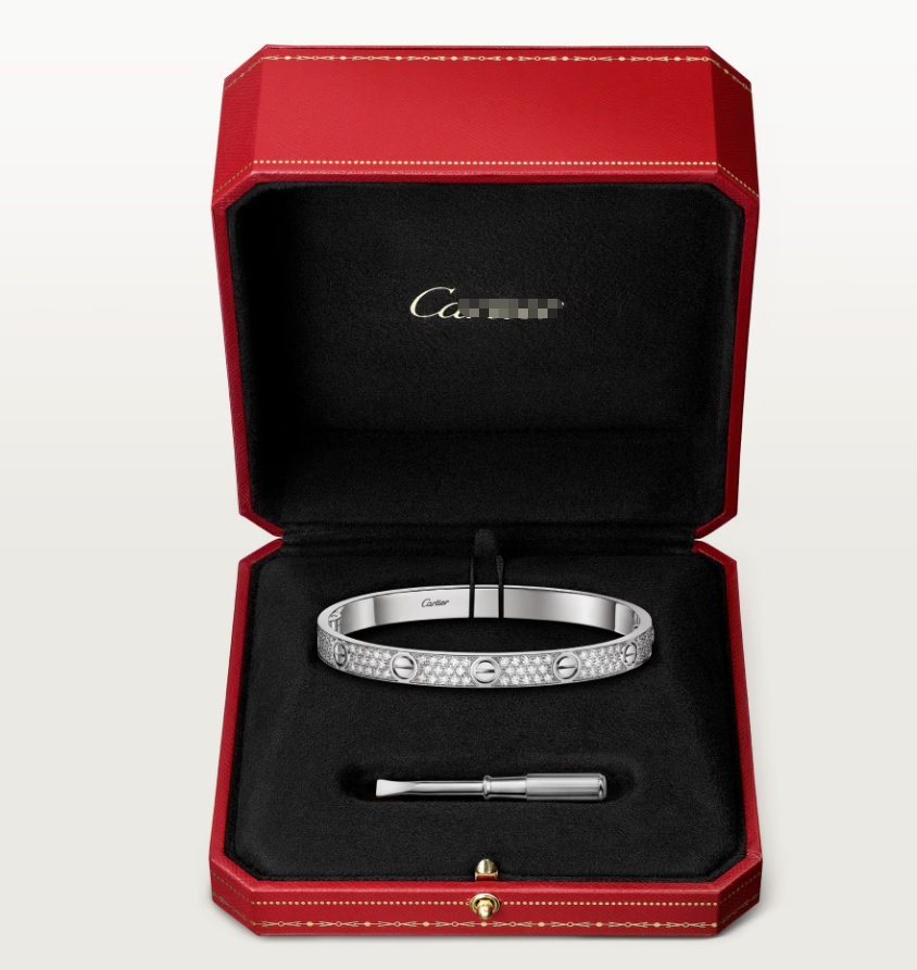 [⭐Glow]NEW-LOVE-6.1MM-Width Diamond-Studded Bracelet