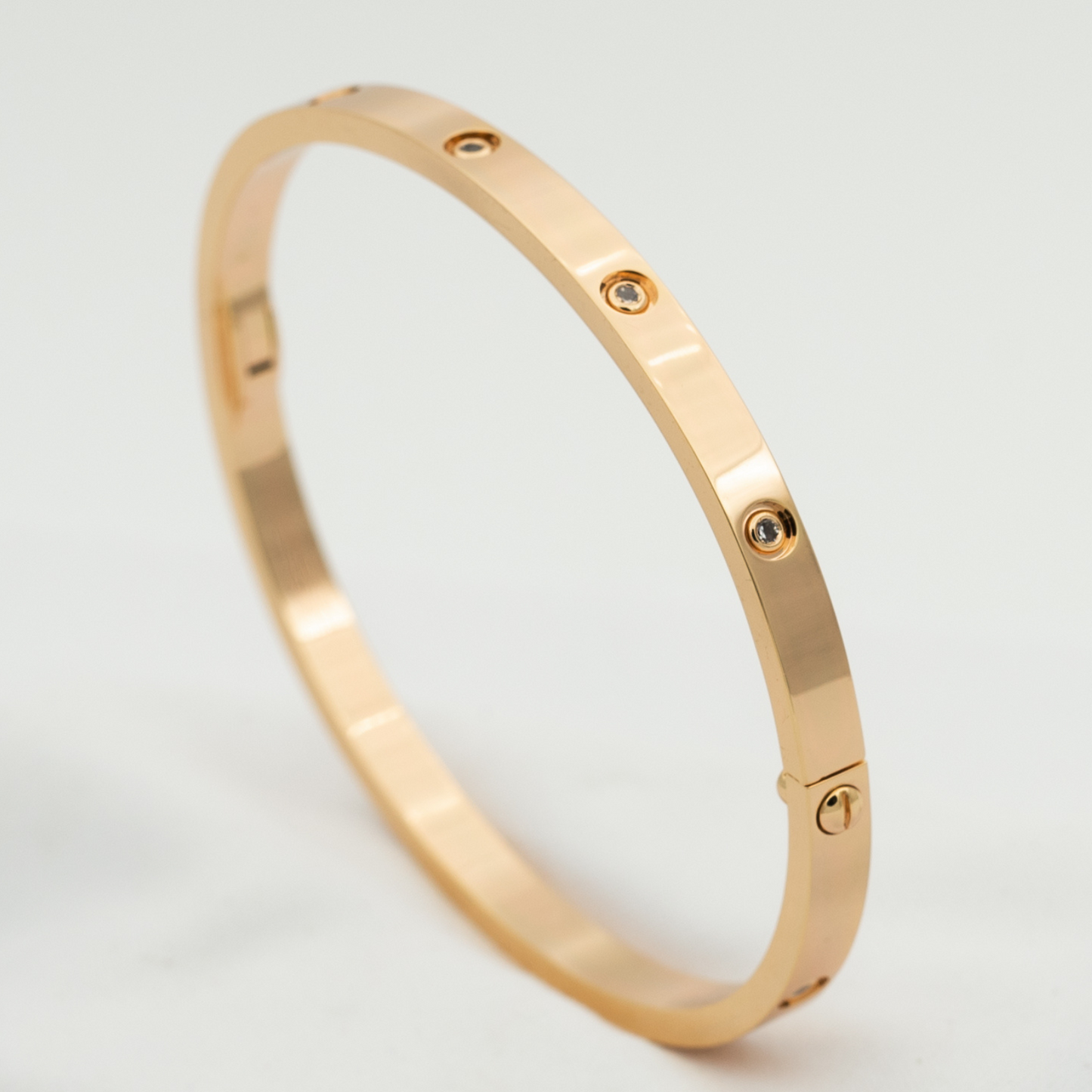 [⭐Glow]LOVE BRACELET 3.65MM 10 DIAMONDS