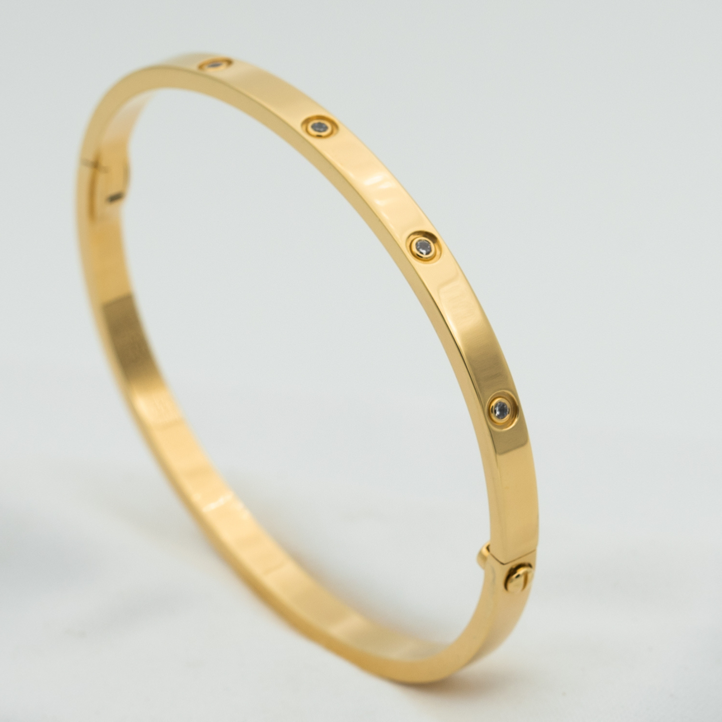 [⭐Glow]LOVE BRACELET 3.65MM 10 DIAMONDS