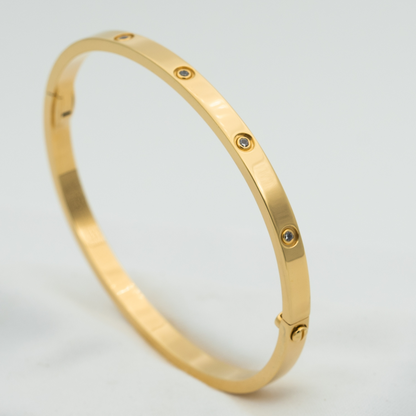 [⭐Glow]LOVE BRACELET 3.65MM 10 DIAMONDS