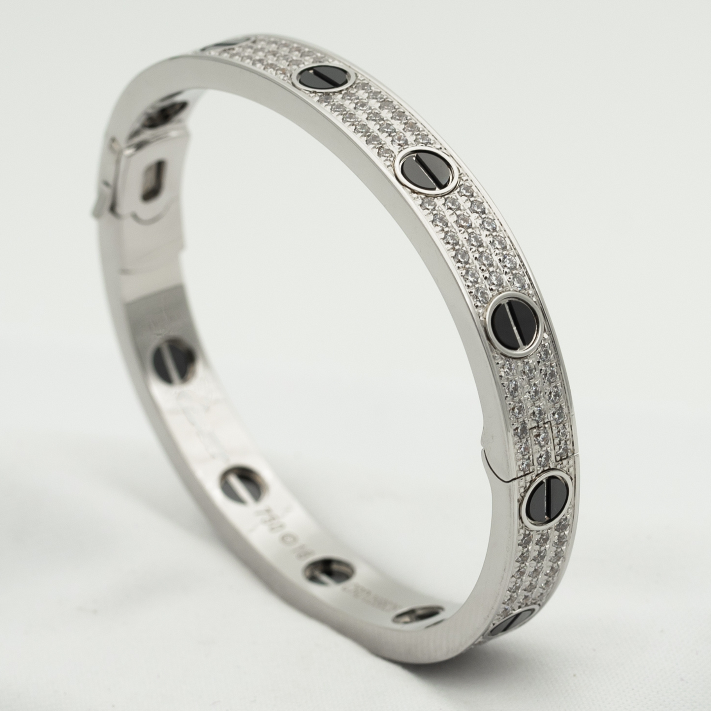 [⭐Glow]LOVE BRACELET 6.1MM DIAMOND-PAVED CERAMIC