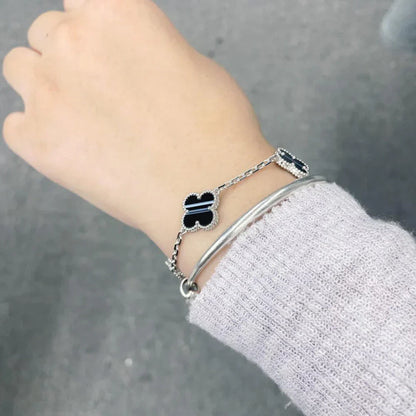 [⭐Glow] CLOVER 5 MOTIF PULSAR STONE BRACELET COLLECTION
