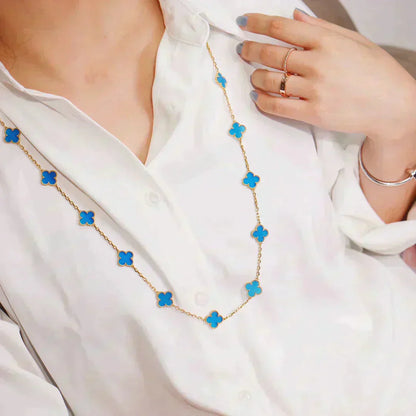 [⭐Glow]CLOVER 20 MOTIFS TURQUOISE GOLD