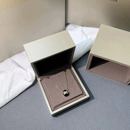 [⭐Glow]JEUX DE ROSE GOLD DIAMOND NECKLACE