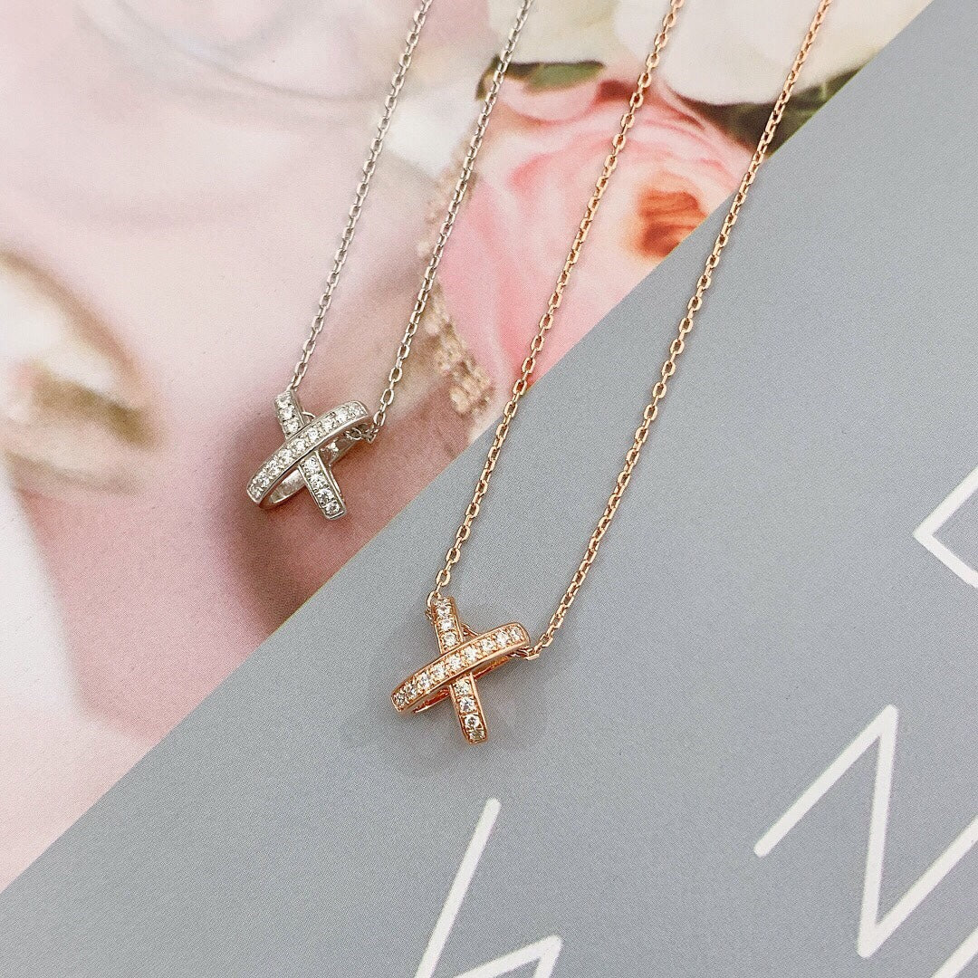 [⭐Glow]JEUX DE DIAMOND NECKLACE