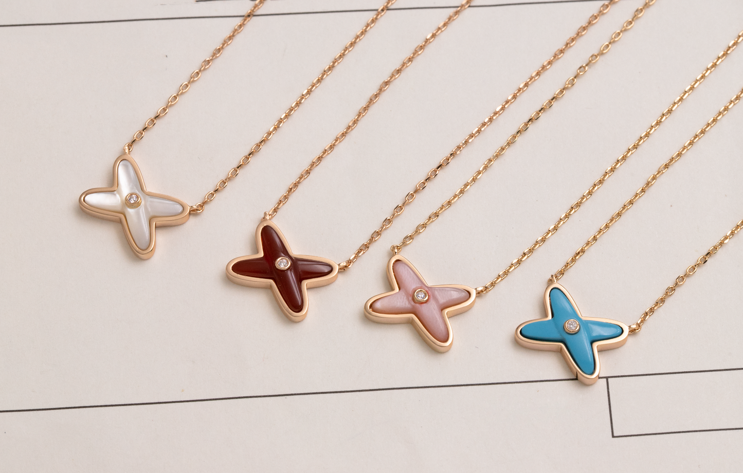 [⭐Glow]JEUX DE NECKLACE 1 DIAMOND