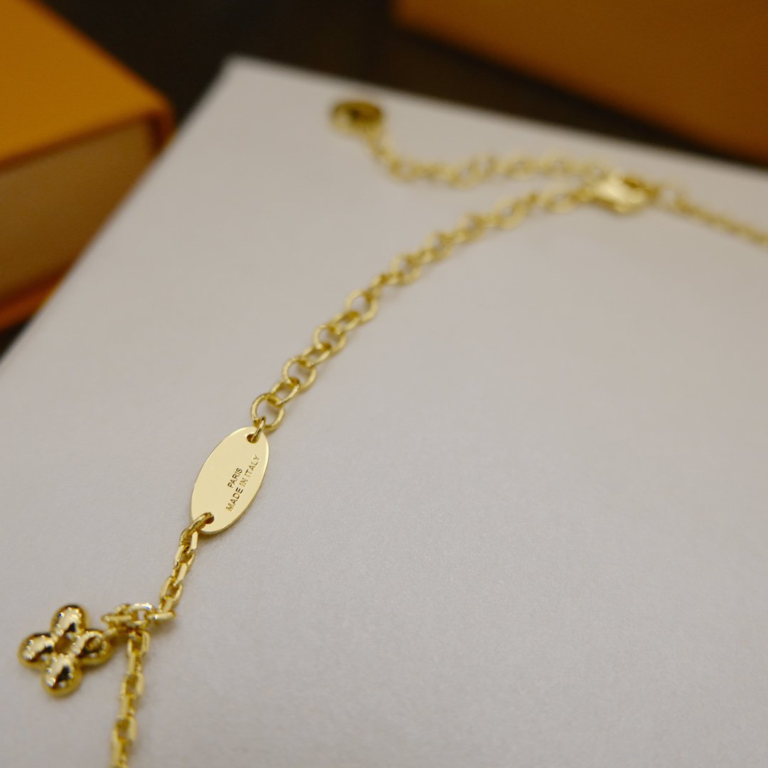 [⭐Glow]BLOOMING SUPPLE NECKLACE BRASS