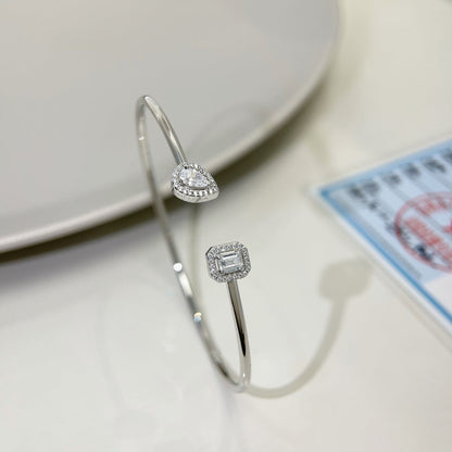 [⭐Glow]JONC FLEX MY TWIN TOI & MOI SILVER DIAMOND BRACELET