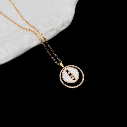 [⭐Glow]Demo MOVE MM NACRE BLANCHE DIAMOND NECKLACE