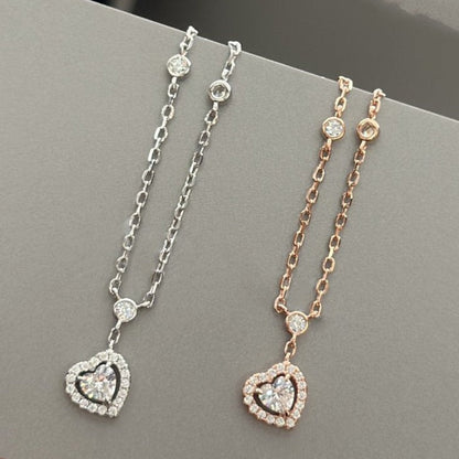 [⭐Glow]JOY HEART DIAMOND NECKLACE