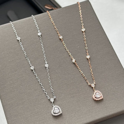 [⭐Glow]JOY HEART DIAMOND NECKLACE