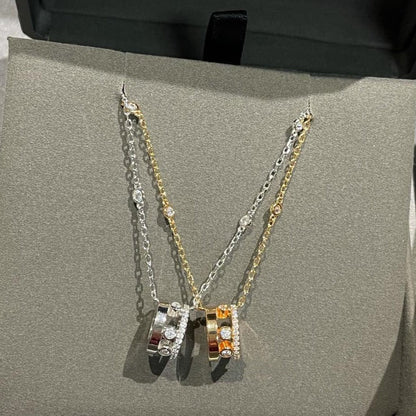 [⭐Glow]CHAIN MOVE ROMANE PEDAND NECKLACE