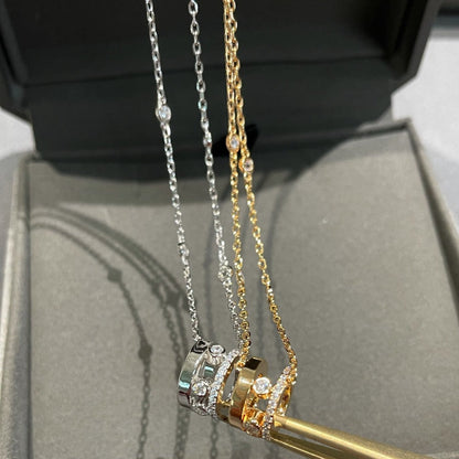 [⭐Glow]CHAIN MOVE ROMANE PEDAND NECKLACE