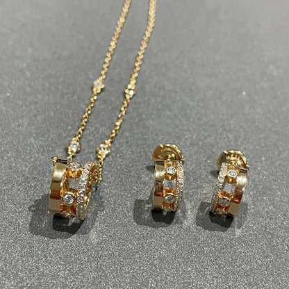 [⭐Glow]CHAIN MOVE ROMANE PEDAND NECKLACE