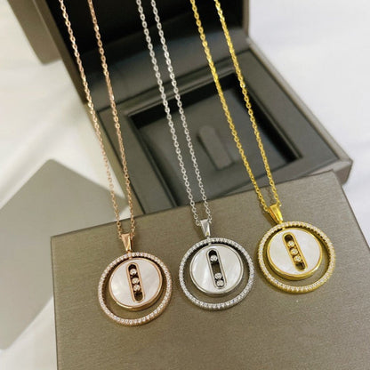 [⭐Glow]Demo MOVE MM NACRE BLANCHE DIAMOND NECKLACE