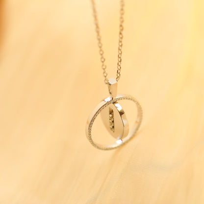 [⭐Glow]Demo MOVE MM SILVER DIAMOND NECKLACE