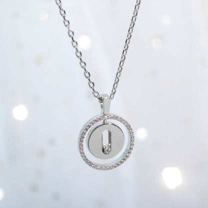 [⭐Glow]Demo MOVE PM NECKLACE SILVER DIAMOND