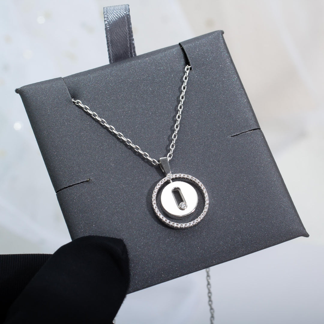 [⭐Glow]Demo MOVE PM NECKLACE SILVER DIAMOND