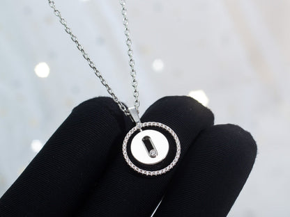 [⭐Glow]Demo MOVE PM NECKLACE SILVER DIAMOND