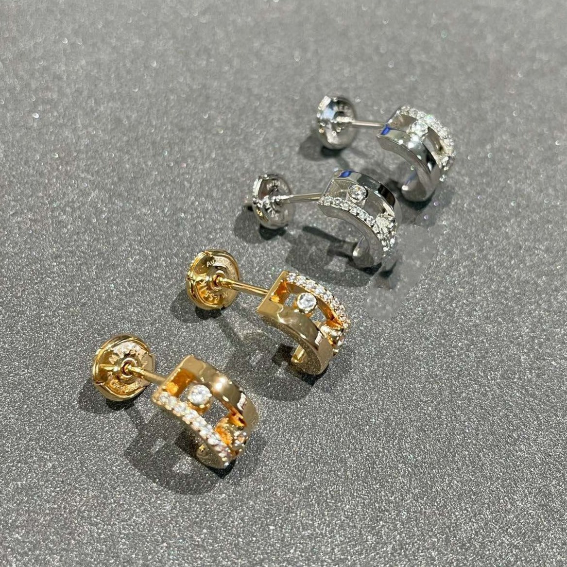 [⭐Glow]MOVE ROMANE EARRINGS DIAMOND