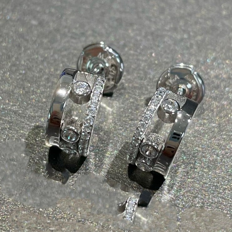 [⭐Glow]MOVE ROMANE EARRINGS DIAMOND