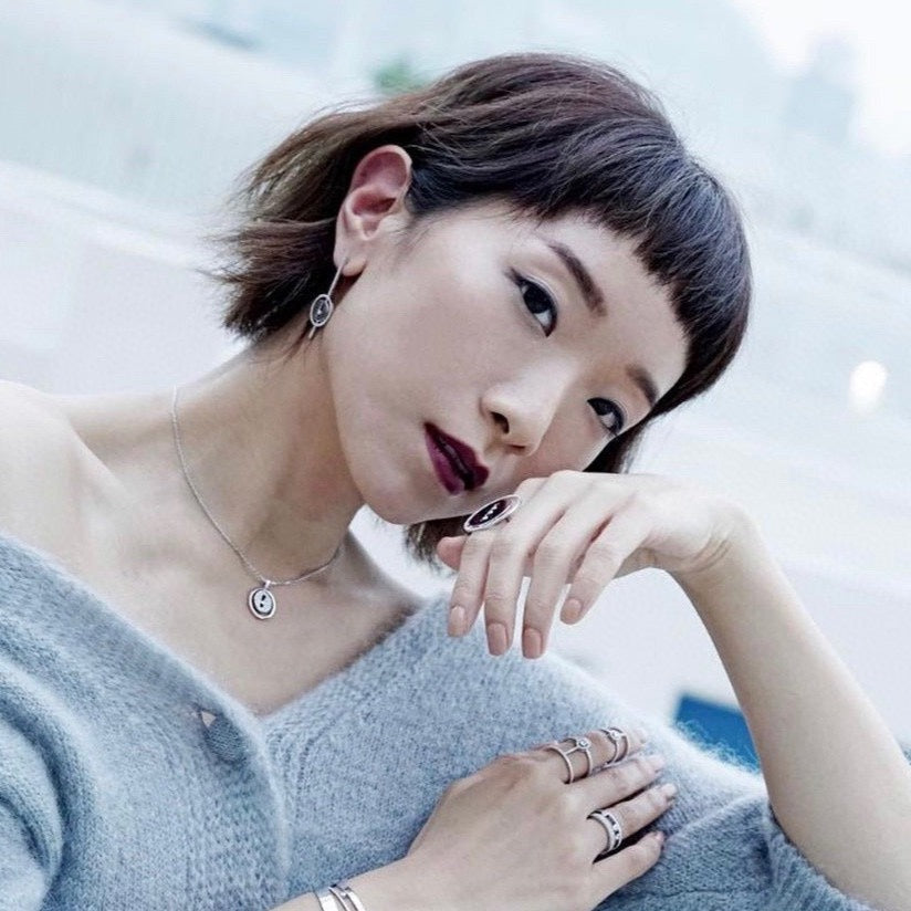 [⭐Glow]Demo MOVE ARROW PINK GOLD DIAMOND EARRINGS