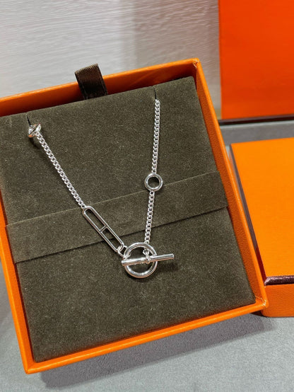 [⭐Glow]HM STERLING CHAINE D'ANCRE HEART