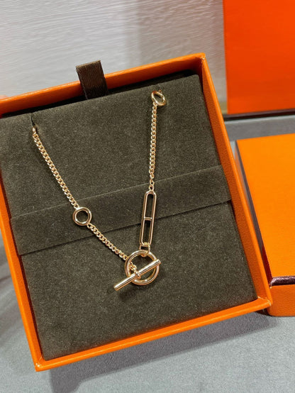 [⭐Glow]HM STERLING CHAINE D'ANCRE HEART
