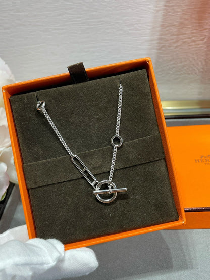 [⭐Glow]HM STERLING CHAINE D'ANCRE HEART
