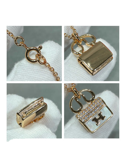 [⭐Glow]H CIRCE MOISSANITE PENDANT NECKLACE GOLD