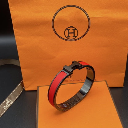 [⭐Glow]CLIC HM SO BLACK RED BRACELET