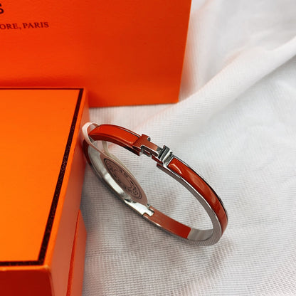 [⭐Glow]CLASSIC HM CLIC RED 8MM ENAMEL BRACELET