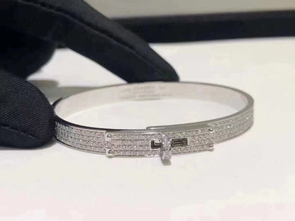 [⭐Glow]HM KELLY BRACELET IN SILVER AND FULL PAVE DIAMOND