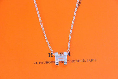 [⭐Glow]HM NECKLACE H LETTER OVAL SERIES