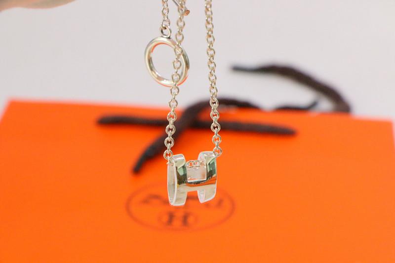 [⭐Glow]HM NECKLACE H LETTER OVAL SERIES