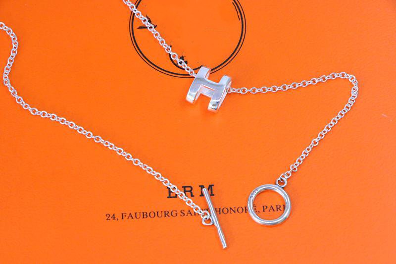 [⭐Glow]HM NECKLACE H LETTER OVAL SERIES