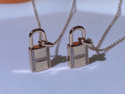 [⭐Glow]HM ADVANCED NICHE LOCK HEAD NECKLACE DIAMONDS