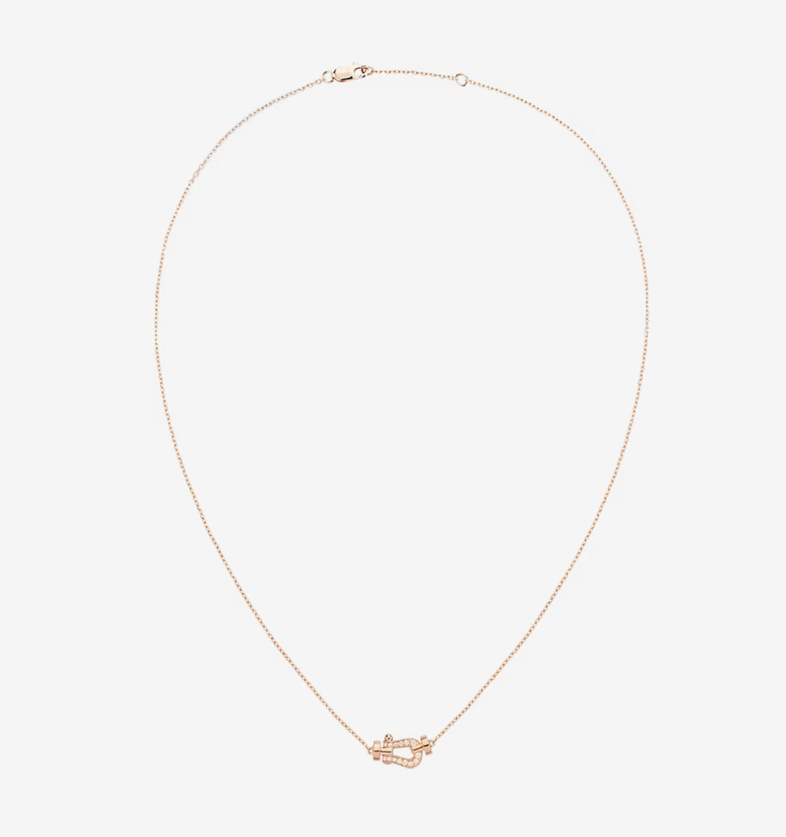 [⭐Glow]FORCE 10 DIAMOND PINK GOLD NECKLACE MINI MODEL